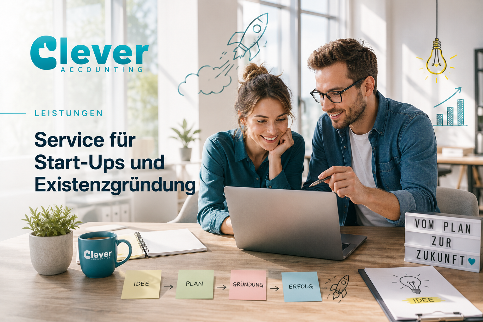 Service für Start-ups und Existenzgründung